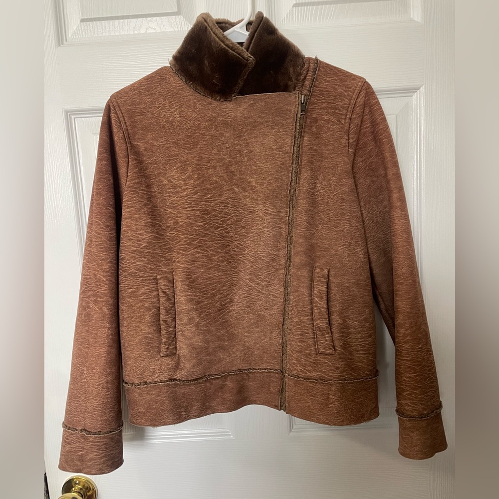 RALPH LAUREN Brown Long Sleeve Jacket